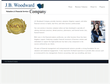 Tablet Screenshot of jbwoodwardco.com